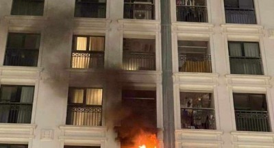 Cháy căn hộ chung cư ở Hà Nội do chiên cá bằng nồi không dầu